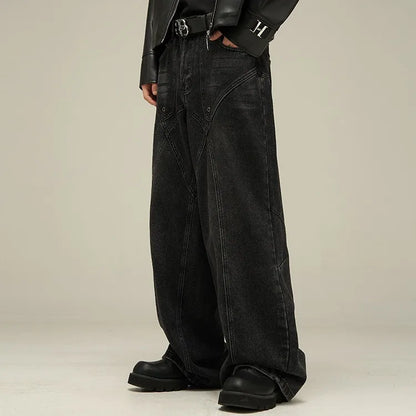 Wide Leg Vintage Washed Baggy Jeans