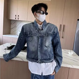 Versatile Korean Style Washed Denim Jacket