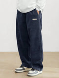 Trendy Corduroy Wide Leg Casual Pants