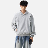 Y2K Cozy Solid Color Oversized Hoodie