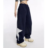 Women High Waist Wide Leg Jogging Sweatpants