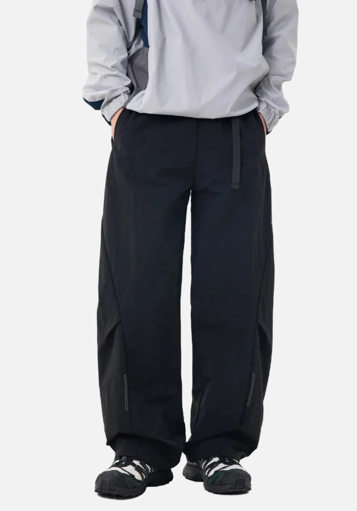 Cozy Water-Resistant Technical J-Cut Windbreaker Pants