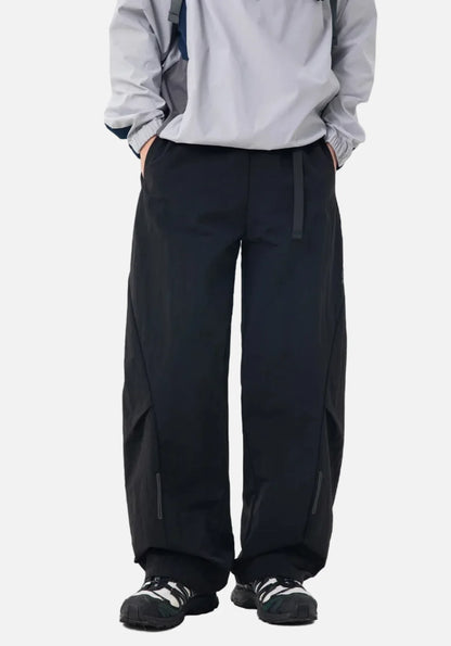Cozy Water-Resistant Technical J-Cut Windbreaker Pants