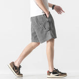 Washed Baggy High-waist Shorts