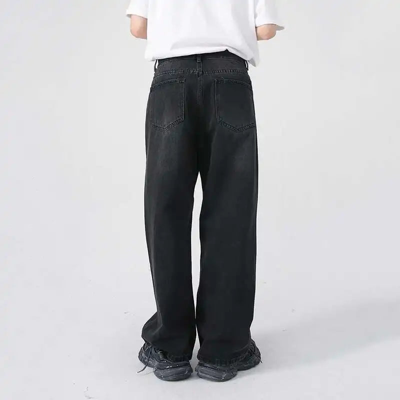 Wide Leg Vintage Straight Jeans