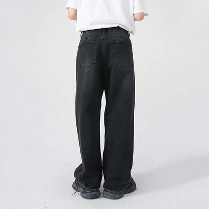 Wide Leg Vintage Straight Jeans