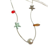 Large Resin Starfish Pendant Necklace