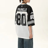 Breathable Retro Mesh Short-Sleeved T-Shirt