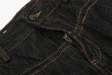 Solid Color Retro Dark Loose Wide Leg Jeans