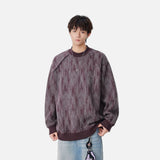 Cozy Textured Raglan Crew Neck Sweatshirt