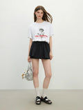 Women Vintage Cooling Rose Print Loose Fit T-Shirt