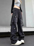 Baggy Vintage Y2K High Waist Cargo Pants