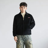 Effortless Vintage American Style Bomber Jacket
