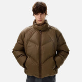 Durable High Street Spliced PU Leather Jacket