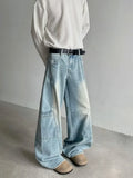 Iconic Blue Washed Baggy Denim Jeans
