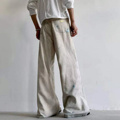 Back to Basics Washed Wide Leg Denim Jeans