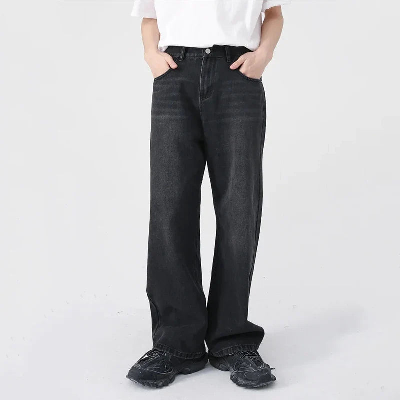 Wide Leg Vintage Straight Jeans