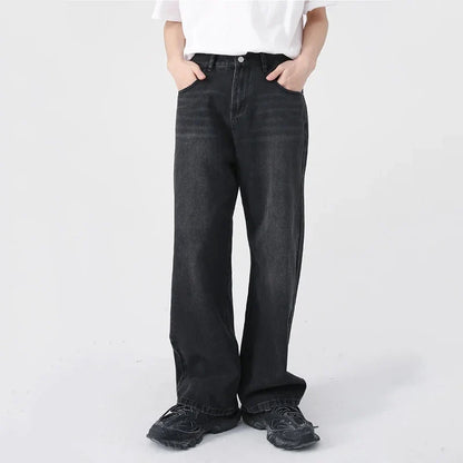 Wide Leg Vintage Straight Jeans