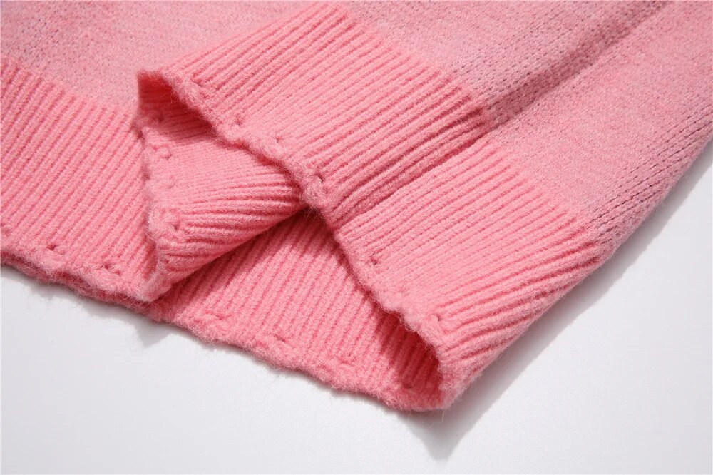 Oversized Melting Colors Sweater
