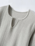 Y2K Sequin Design V-Neck Knit Sweater
