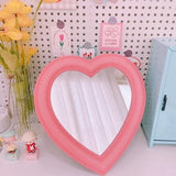 Y2K Heart Shaped Mirror