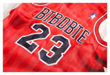 Fake Two Piece Graphic Print V-Neck Basketball T-Shirt