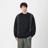 Y2K Retro Patchwork Heavyweight Sweatshirt