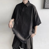 Streetwear Casual Floral Japanese Style Loose Fit Shirt