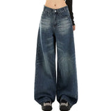 Flattering Retro Baggy Straight Leg Jeans