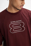 Y2K Infinity Color Block Sports T-Shirt