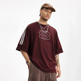 Y2K Infinity Color Block Sports T-Shirt
