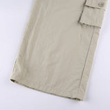 Patchwork Light Khaki Cargo Pants