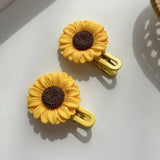 Sunflower Daisy Hair Clips