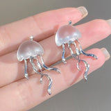 Deep Sea Jellyfish Crystal Earrings