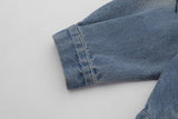 Retro Spider Web Denim Jacket
