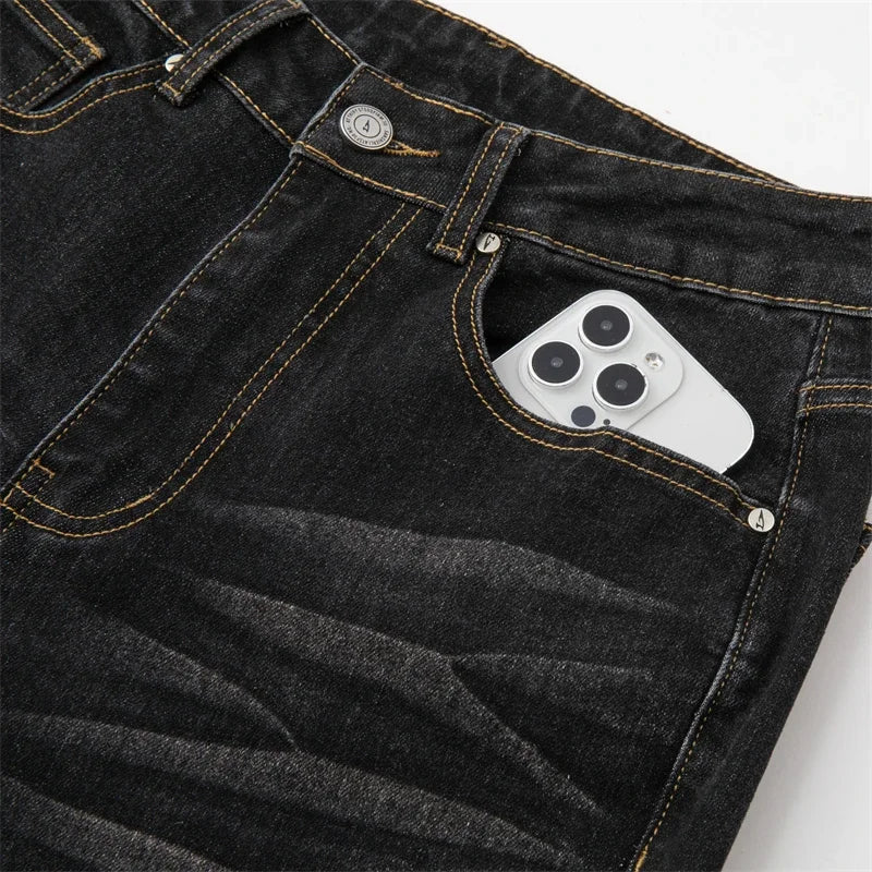 High Quality Oversize Black Denim Jeans
