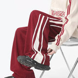Winter Y2K Corduroy Wide Leg Sports Sweatpants