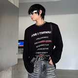 Statement Piece Round Collar Long T-Shirt