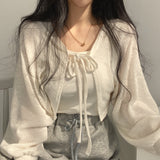 Thin Knitted Single Breasted Cardigan