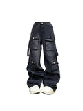 Baggy Vintage Y2K High Waist Cargo Pants