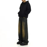 Versatile Retro Washed Casual Jeans
