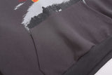 Y2K Retro Sunset Graphic Print Hoodie