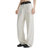 Modern Spliced Two-Piece Elastic Waist Jogger