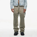 Distressed Vintage Ink Splash Baggy Jeans