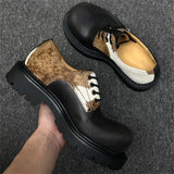 Retro Vintage Lace-Up Derby Shoes