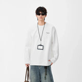 Minimalist Logo Detail Long Sleeve T-Shirt