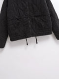 Fluffy Textured Zip-Up Jacket