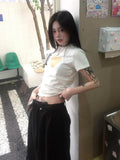 Vintage Summer Love Pattern Print T-Shirt