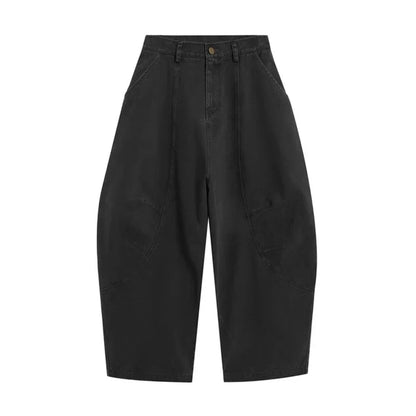 Reddachic Trendy Wide Leg Barrel Jeans
