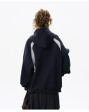 Y2K Minimalist Solid Color Casual Sweatshirt